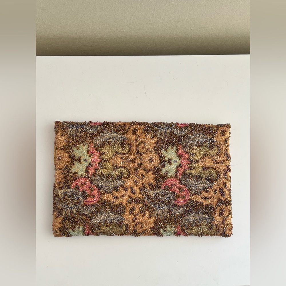 Vintage Chain Strap Clutch - beaded Multicolor by Franchi - Picture 5 of 7